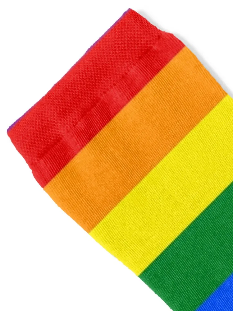Gay Pride Rainbow Flag Socks Stockings christmas gift designer brand Climbing Male Socks Women's