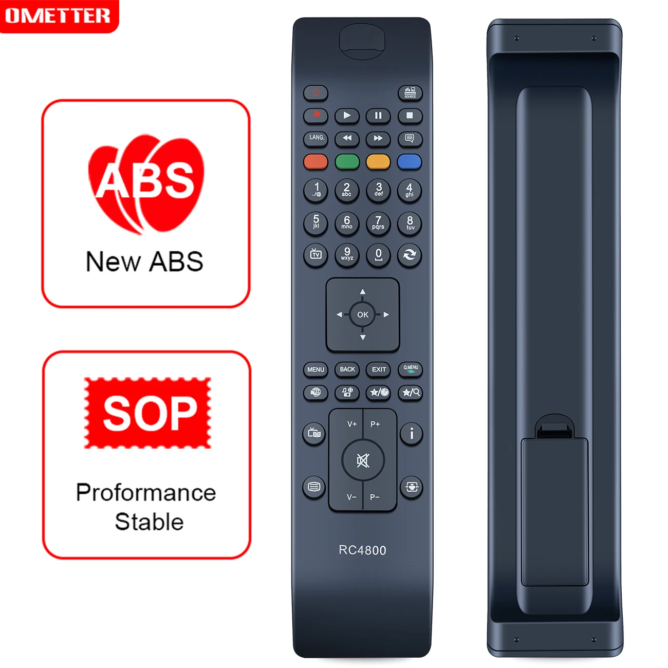 Universal TV Remote Control RC4800 RC-4800 for JVC Hitachi Telefunken Acer Medion Mitsai Vestel 4740S D49F283N3C VOX 32783 32883