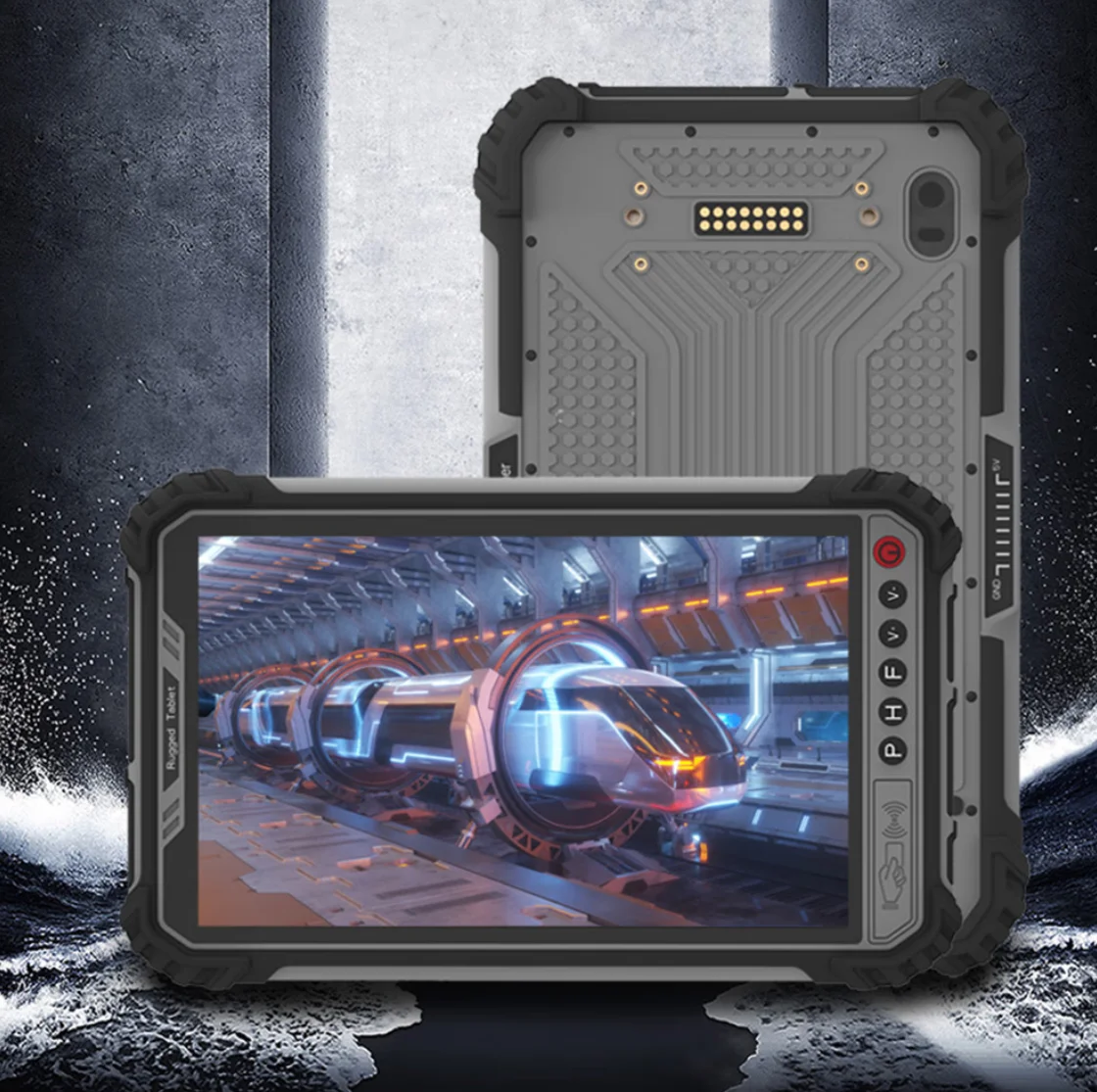 RT-T9 IP67 Rugged Waterproof 8 Inch Tablet PC Industiral 6GB+128GB Android 11 1920*1200 400 nits Tablet Phone NFC 4G LTE