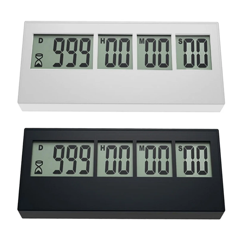 

999-Days Countdown Clock Timers Large LCD Digital Countdown Digital Timers Plastic Material for Wedding Retirement