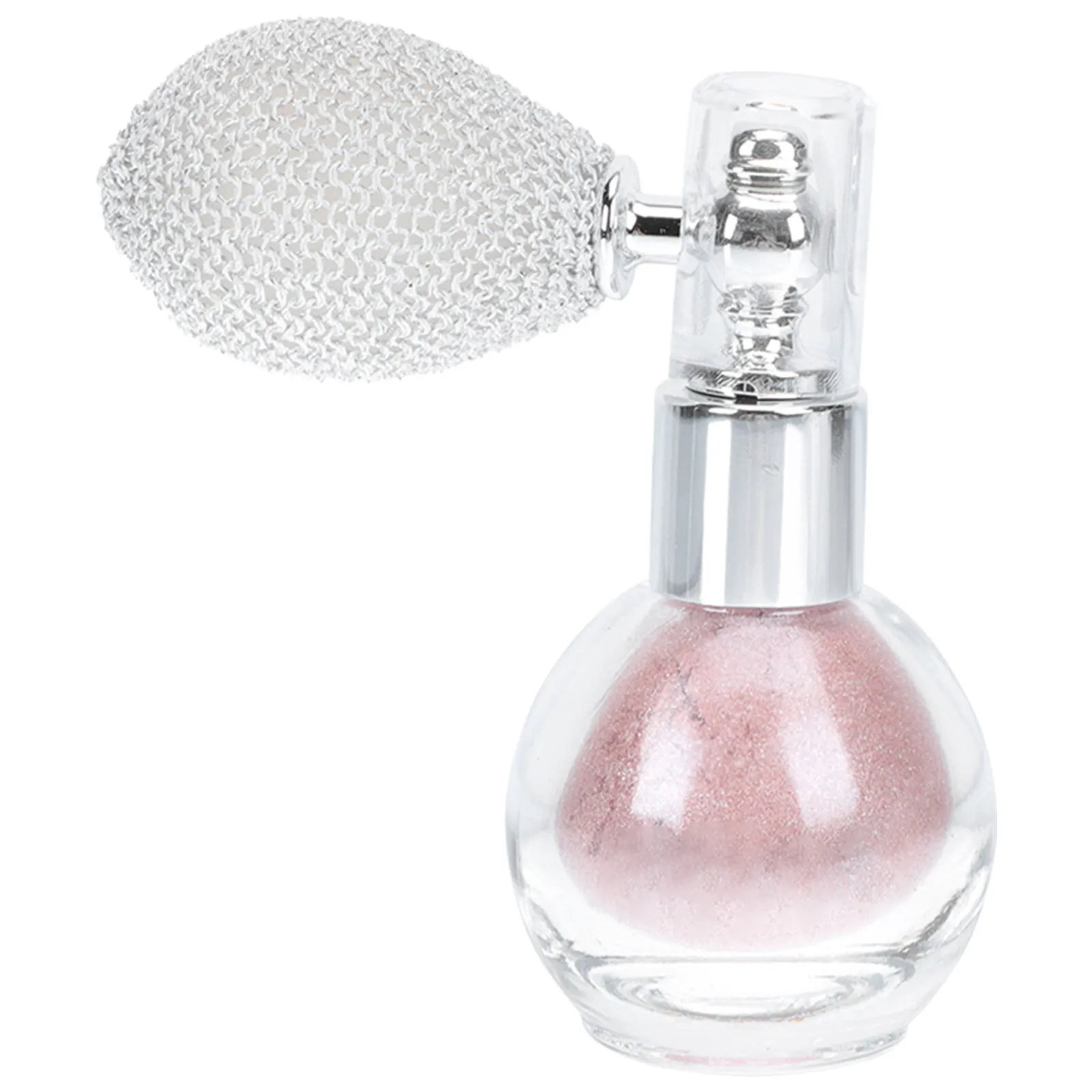 Spruzzatore di polvere glitter oro di piccole dimensioni per viso, corpo, capelli, illuminante, accessorio per il trucco, strumento spray lucidante, decorazione