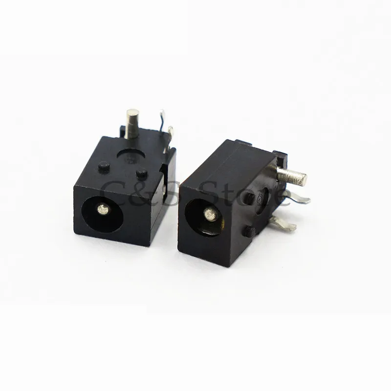 10pcs DC-023 4.0mm x 1.7mm Black DC Power Jack Socket Connector DC023 4.0*1.7mm 4.0x1.7 1.7mm needle DC Female Jack