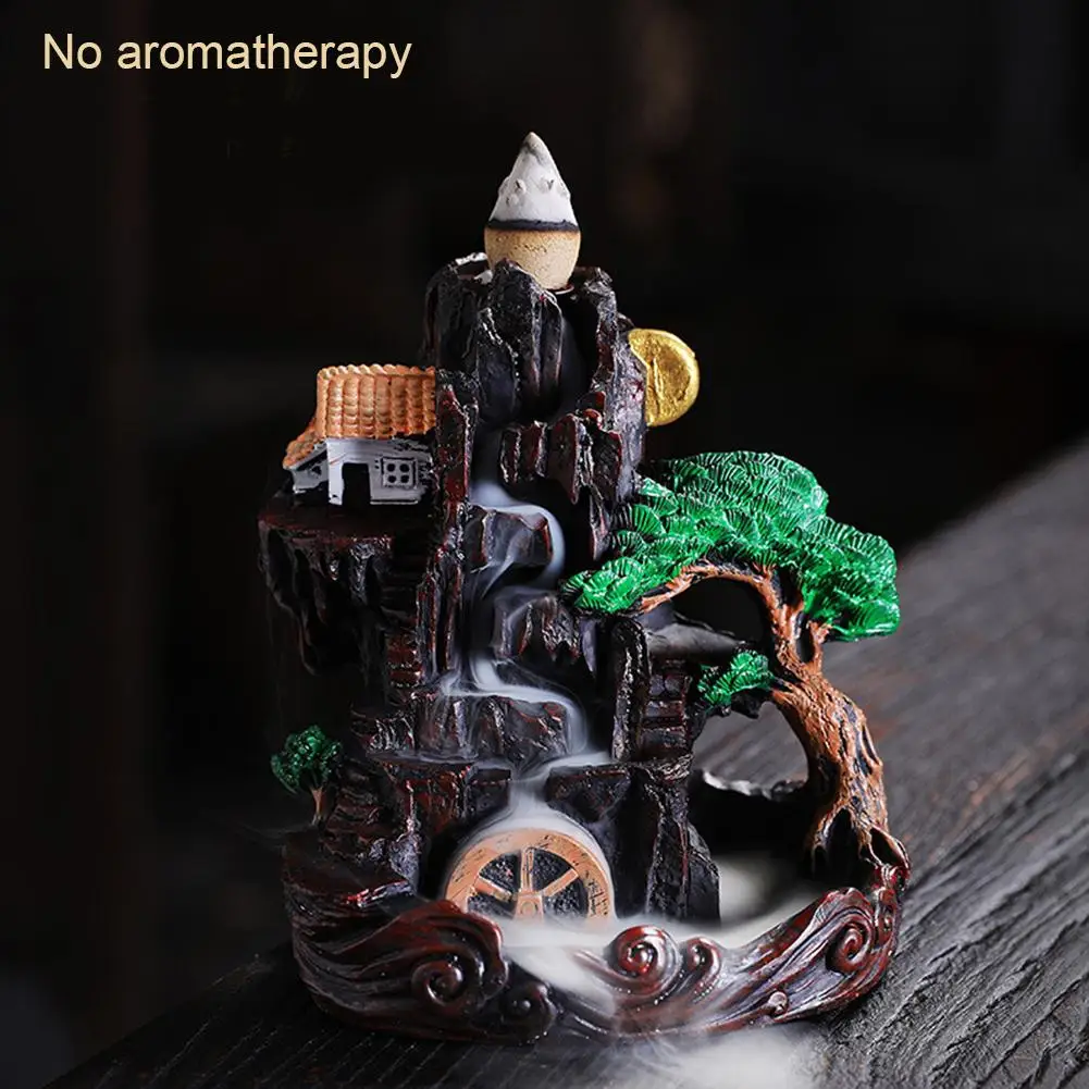 Reverse Incense , Sandalwood Agarwood Incense Gift Decoration Room, Home Living Office Bedroom, Table, Coffee , U9y0