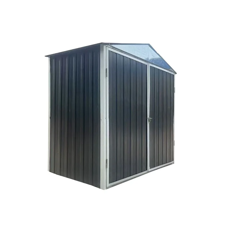 Outdoor storage warehouse Metal steel structure Movable tool storage room