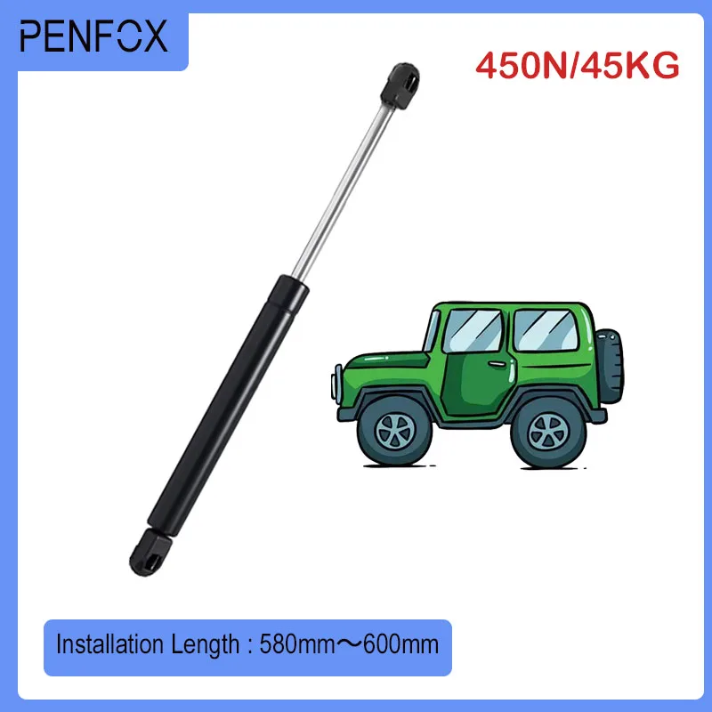 

1PC 450N/45KG Universal Gas Spring Hydraulic Lift Support Strut Bar Shock Absorber For RV Bed Car Machine Furniture Can
