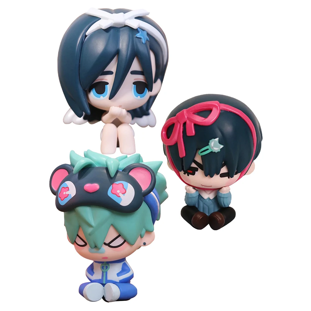 أنيمي إيفان الشكل حتى عمل الشكل لطيف سلاسل المفاتيح البلاستيكية نماذج سوا تمثال ظهره الملحقات حتى نظرة أرقام اللعب الهدايا #2