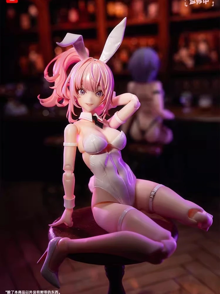 Instock Aileen Mobile Suit 1/12 Scale Collectible Figure Girl Kawaii Rabbit Girl Women Soldier Action Figure Model Birthday Gift