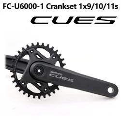 CUES FC U6000 9/10/11 Speed Crankset for MTB Bike 170/175mm Crank BB-MT501 Original Parts