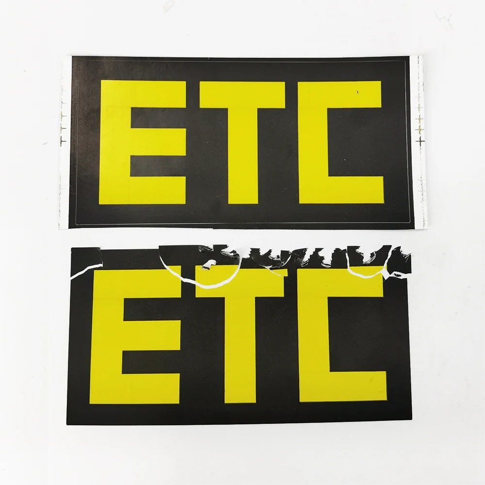 1000pcs 50x30mm Free Shipping Custom Logo Printing Tamper-proof Fragile Destructible Sticker Tamper Proof Eggshell Vinyl Labels