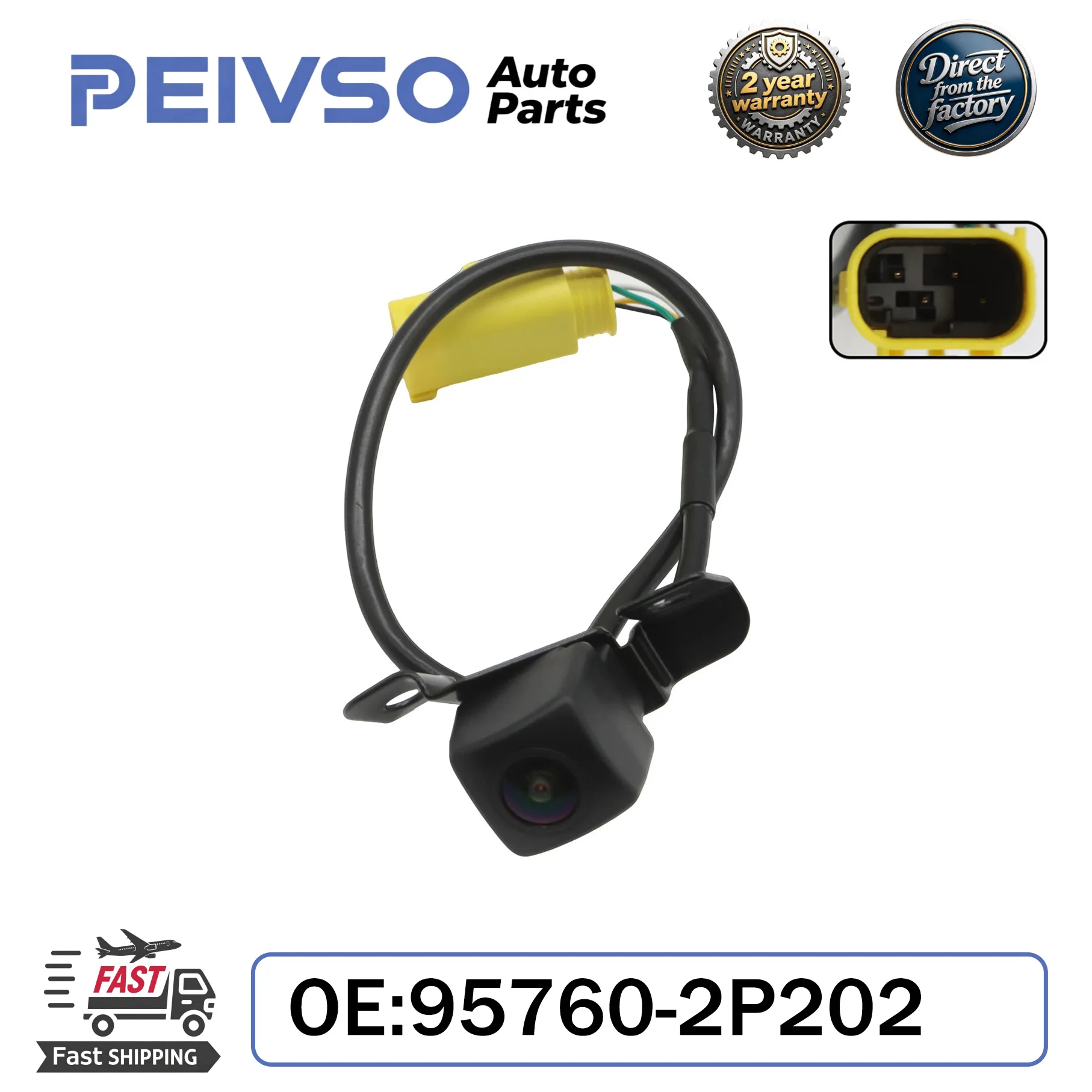 PEIVSO 95760-2P202 957602P202 Rear View Reverse Parking Assist Backup Camera 957602P201 957602P110 For Kia Sorento 2011-2013