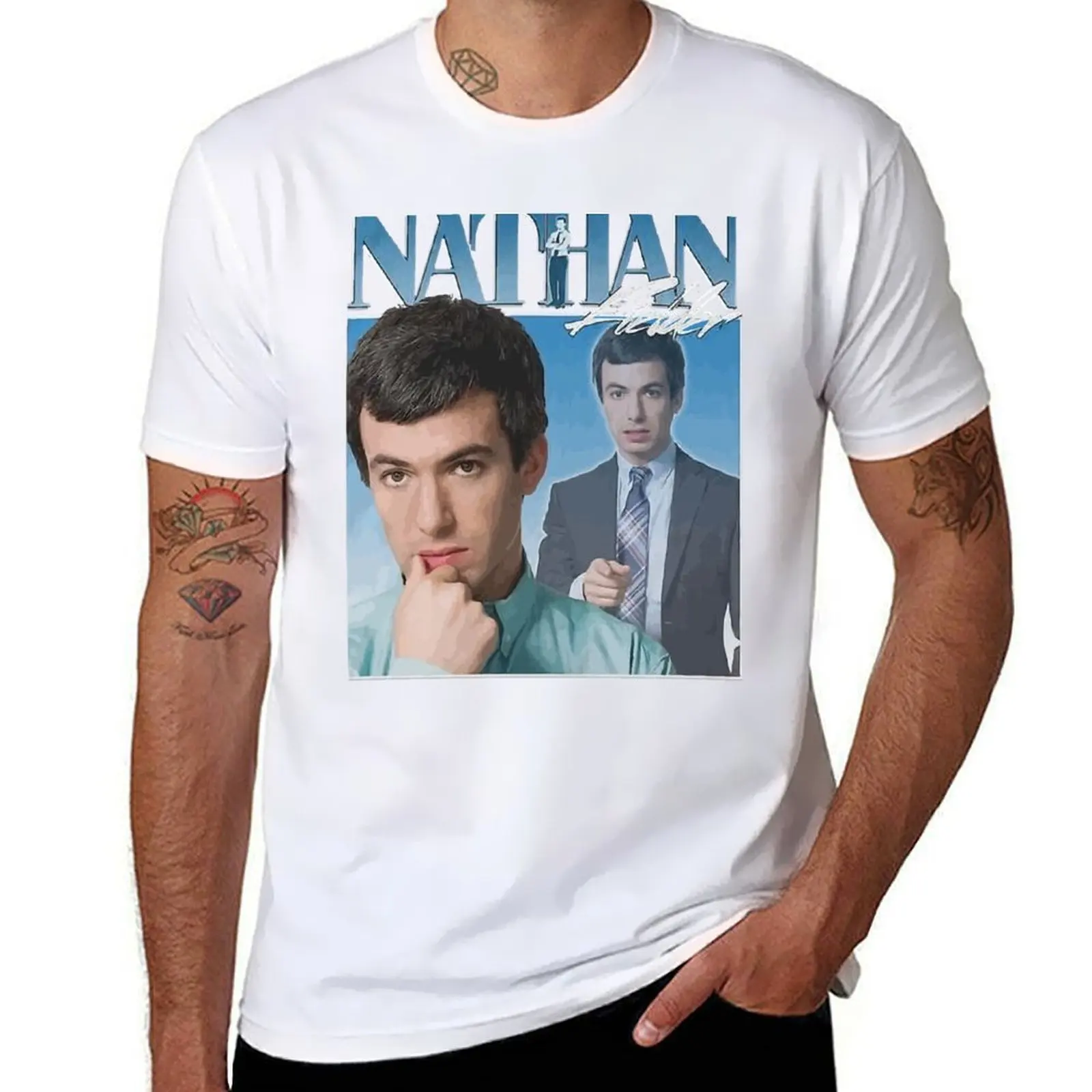 

Nathan Fielder T-Shirt printed t shirts for man man t shirts for men casual T-Shirt