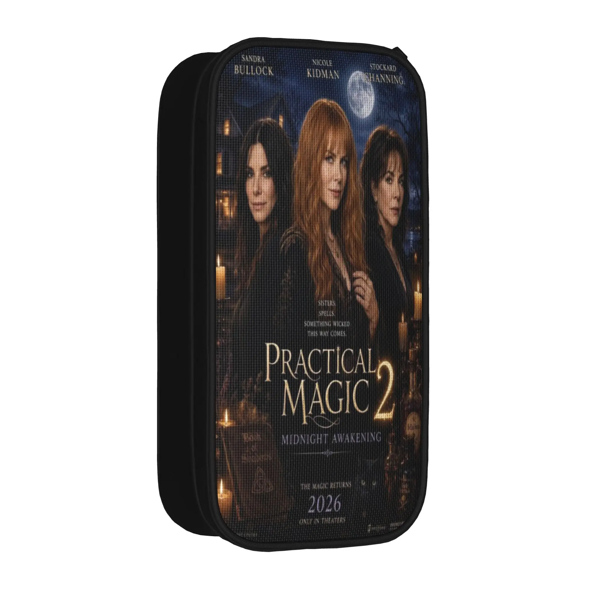 Classic Practical Magic 2 Pencil Cases  Pencil Pouch Pen Box Kids Large Storage Bags School Supplies Zipper Accessories