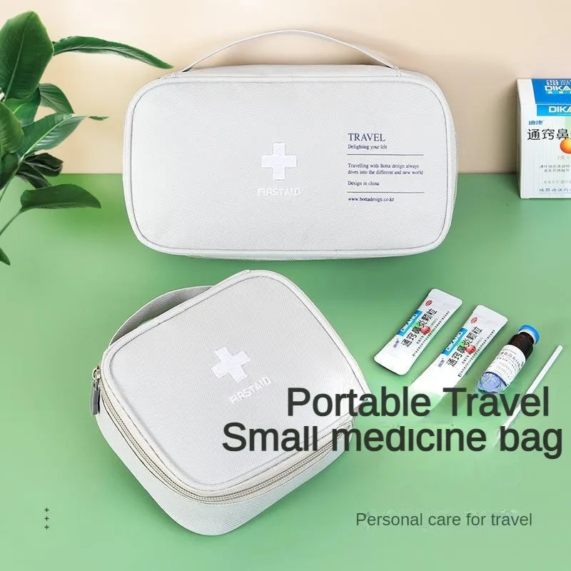 Portable Medicine Bag Cute First Aid Kit Medical Emergency Kits Organizer Outdoor Household Medicine Pill Storage Bag Traveling