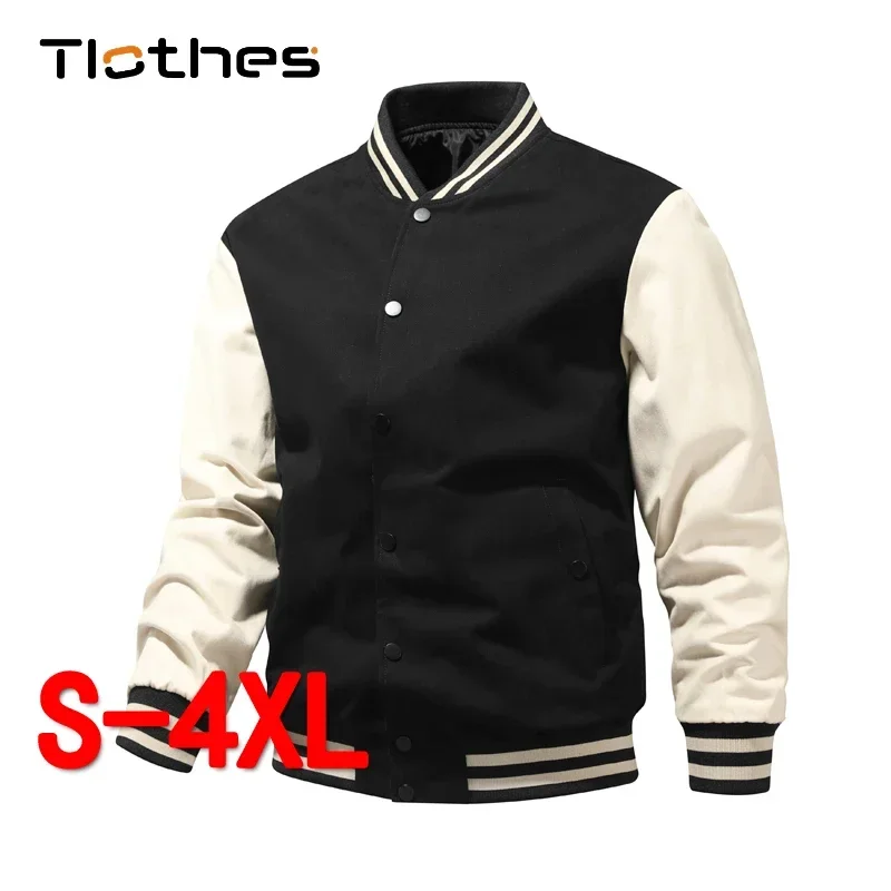 

Street Retro Letter Embroidery Baseball Uniform Jacket Men Women Trendy Brand Hip-hop Loose Couples Bomber Jackets and Coats