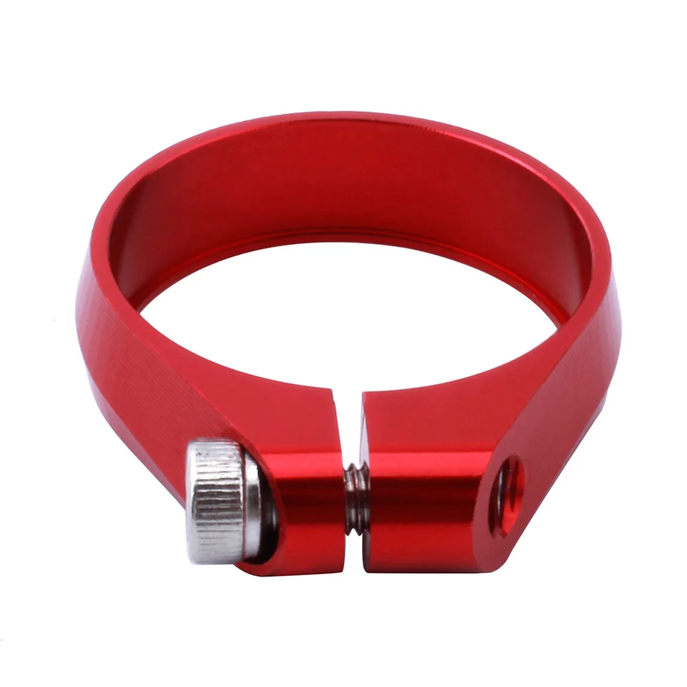 

34.9Mm Aluminum Alloy Seat Clamp Cnc Machined Lightweight Durable Locking Bolt Secure Fit For 30.4-31.6Mm Seatpost Road Bike