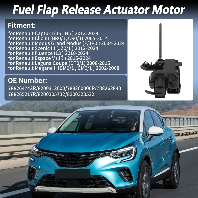 Fuel Flap Servomotor for Renault Captur Clio Modus Scenic Fluence Espace Laguna Megane 2002–: A Complete Performance & Replacement Guide