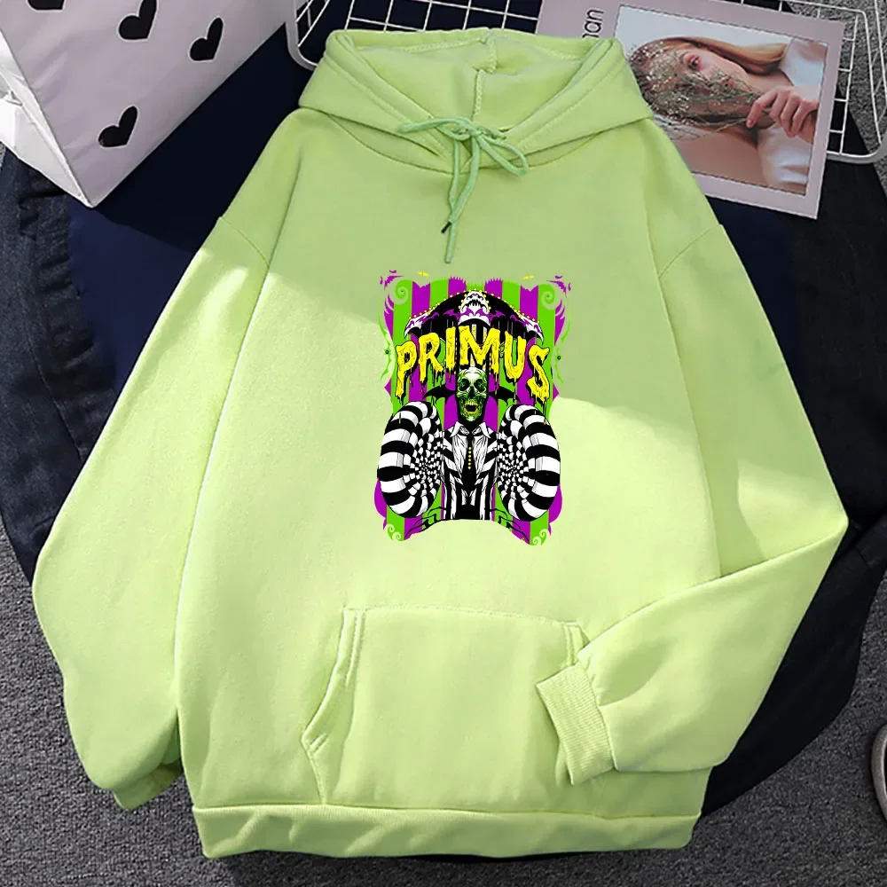 PRIMUSS Rock Bank Print Pullovers Women/men Y2k Fashion Hoodies Prevalent Autumn Casual Street Sweatshirt Fleece Warm Clothing