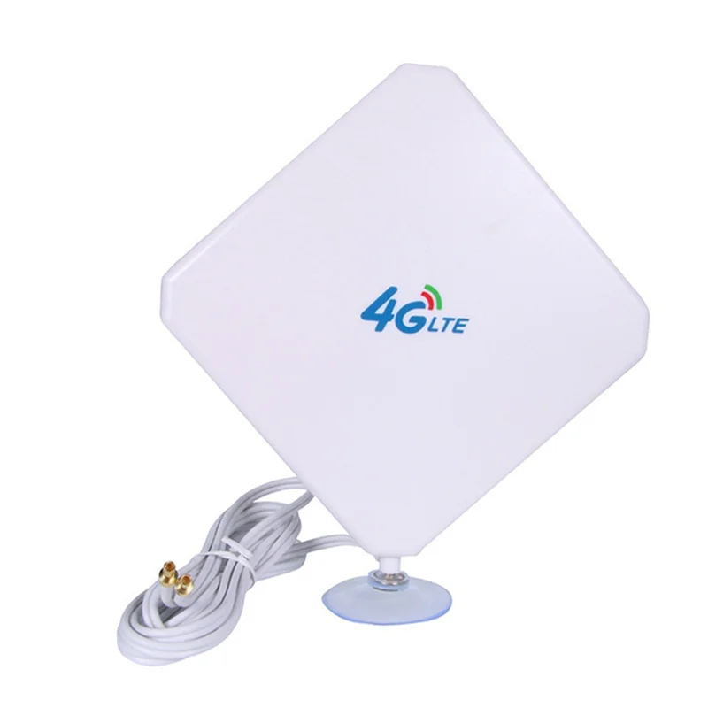 Hi-Gain 3G 4G LTE Outdoor 35DBi Directional Wide Band MIMO Wifi Antenna 3 Meters RG174 Cable Antenna for Router, TS9