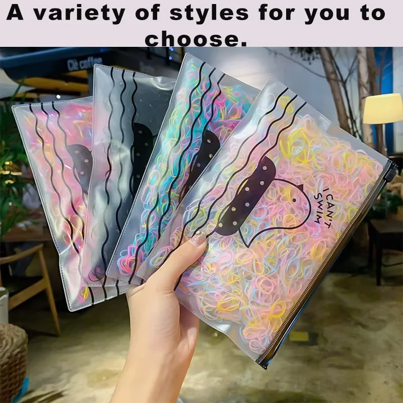 

Girls Colorful Small Disposable Rubber Band Hair Rope Adults Children Plus Spring Color Fresh Head Rope Gifts