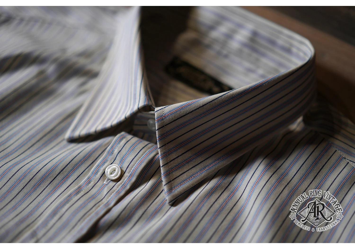 

AnnualRing American Sle Vintage Striped Long Sve Cotton Casual irt Men's Spring Autumn Pure Cotton Faionable Urban