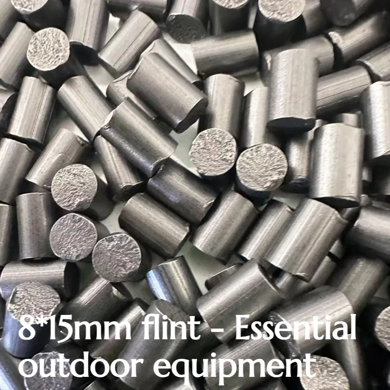 

50PCS Outdoor Hiking Magnesium Barreling Stone - A Convenient Emergency Survival and Heating Tool for Camping 8*15mm