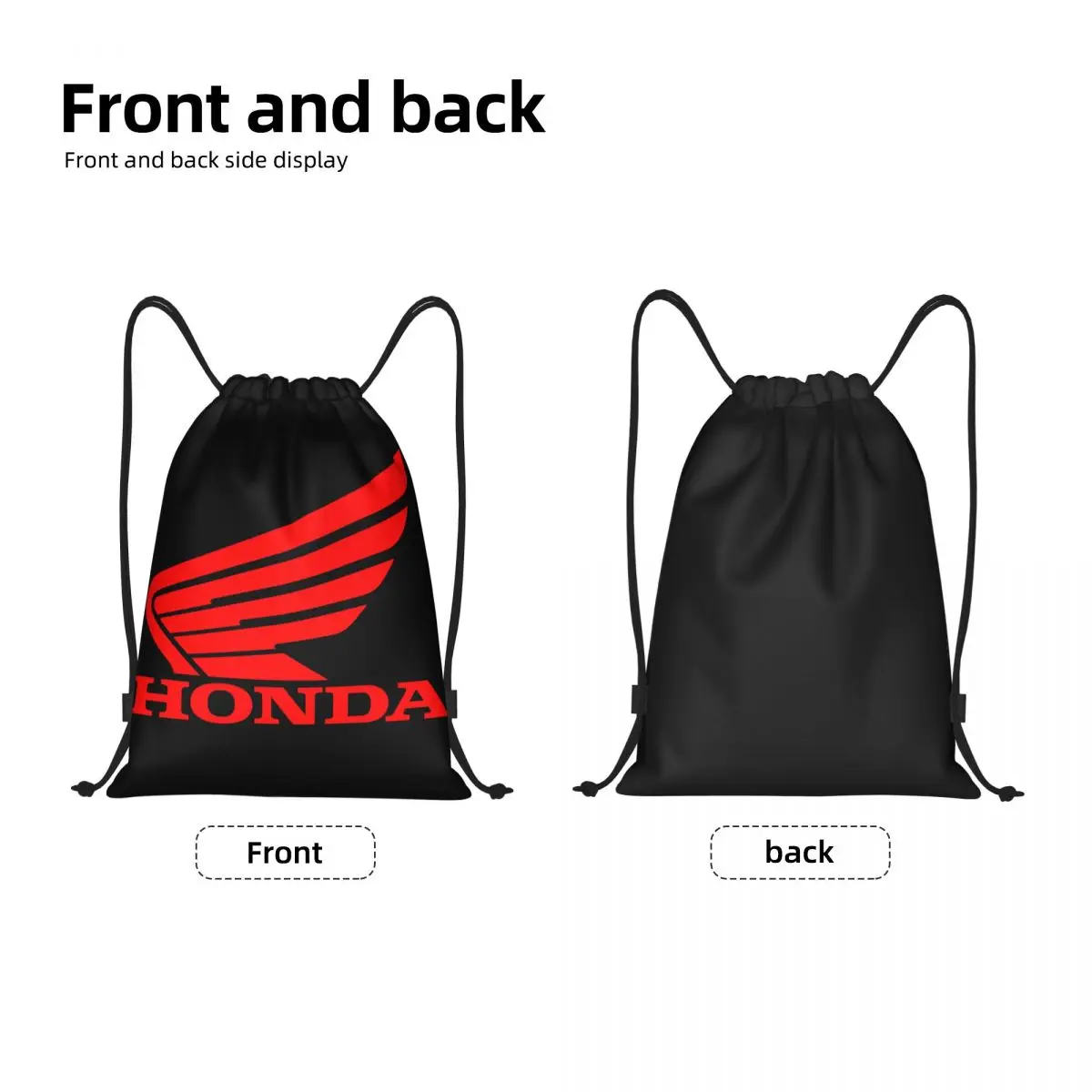 S Hondas-mochila de carreras con cordón para el motor, bolsas de baloncesto, bolsa de motocicleta, gimnasio, cuerda, deportes de motor, Sackpack para ejercicio