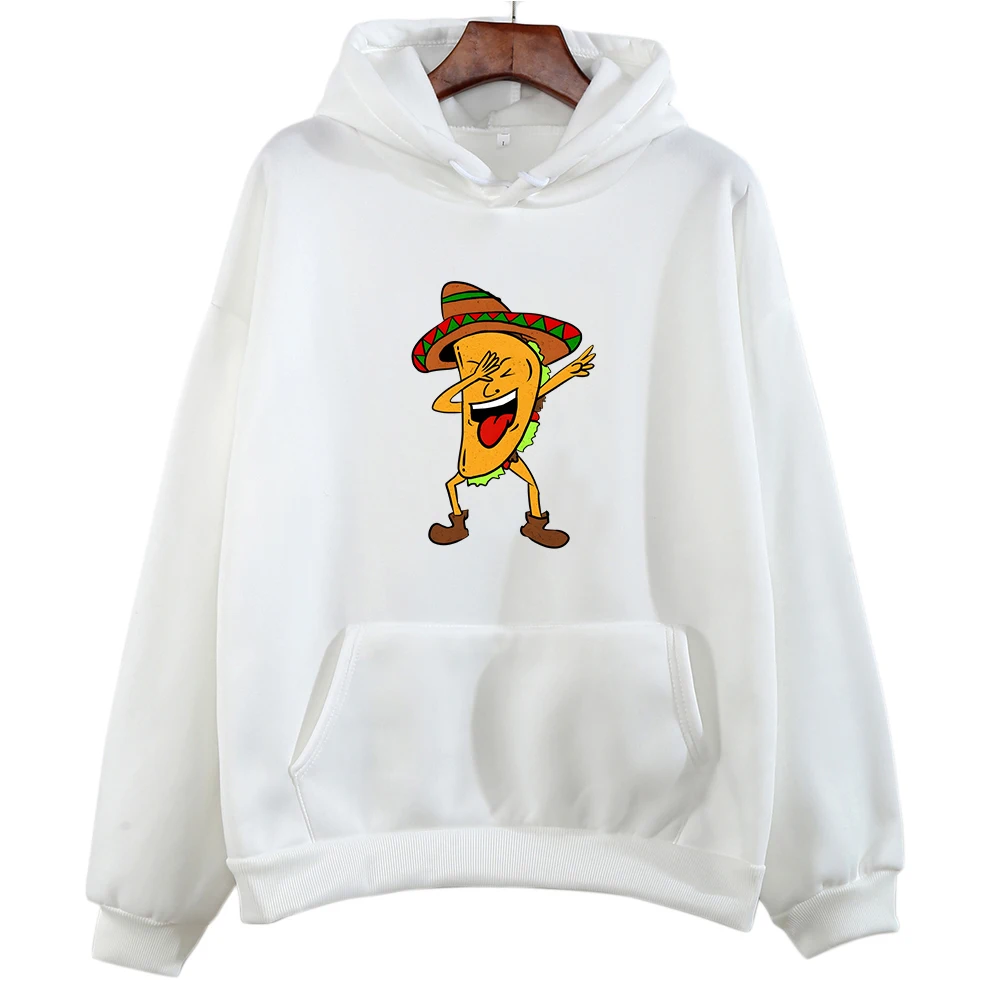 

Dabbing Taco Cinco De Mayo Hoodies Funny Mexican Dab Printed Sweatshirt Women Men Cartoon Retro Pullovers Hooded Clothes Hoodie