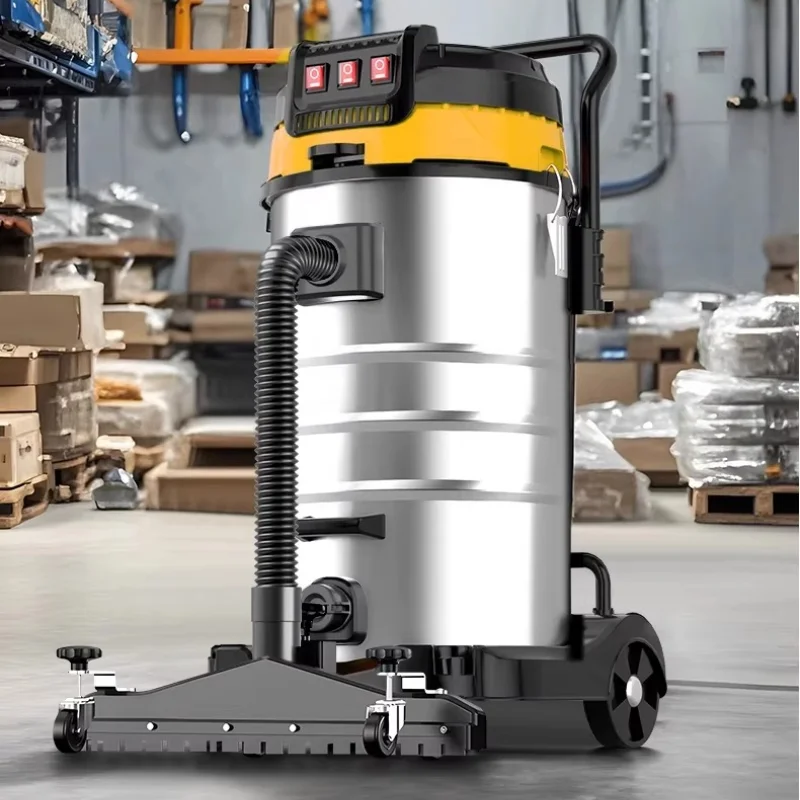 High Power Industrial Vacuum Cleaner, Super Strong Suction Water-Absorbing for Vehicle & Construction