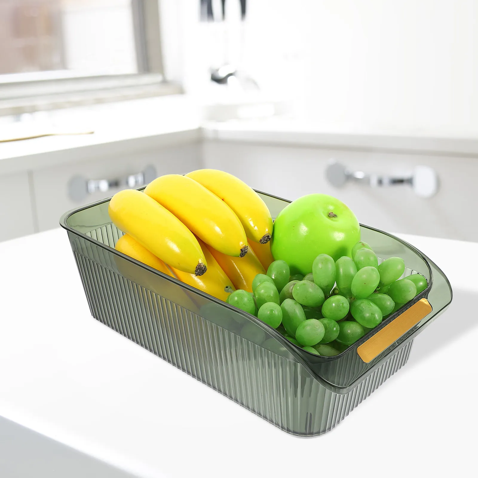 

Refrigerator Organizer Bins Fresh Preservation Box for Fridge Storage Transparent Vegetable Fruit Container with Long-Lasting