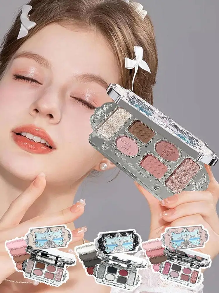 Magic Ballet Lidschattenpalette Swan Ballet Lidschattenpalette Matt Feiner Schimmer Perlen Gesichtspalette Glitzer Lidschatten