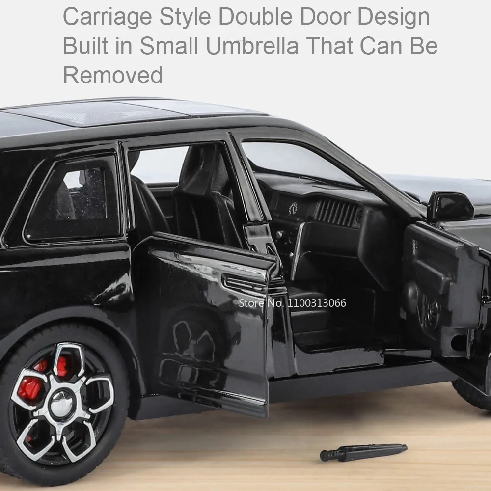1:32 rolls royce cullinan wraith carros liga modelo brinquedo pneus de borracha veículos roda puxar para trás carro em miniatura presentes perfeitos para crianças