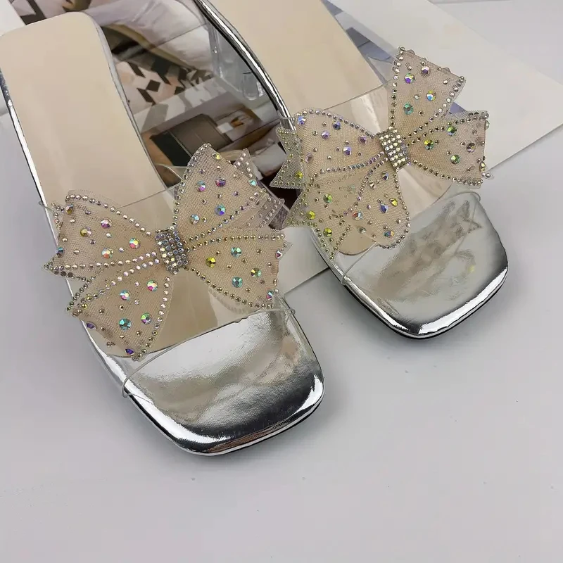 Shoes Decorations New Mesh Bow Flower Versatile Shoes Clip Women Bride Decoration Golden Flowers Shiny Decor Clips Charm Buckle