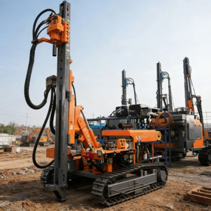 

Outdoor Construction DTH Rig All Terrain Drilling Equipment