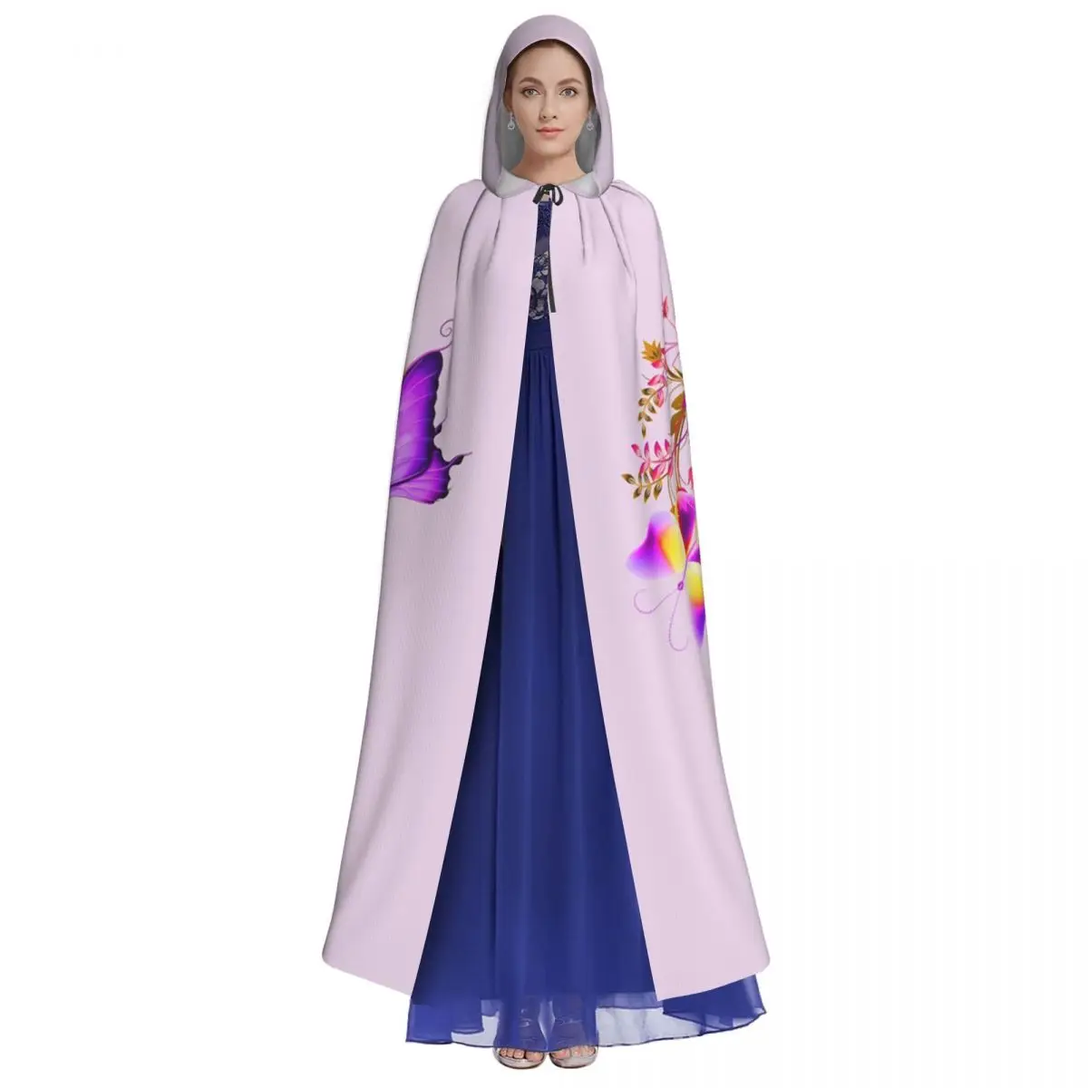 Catrina mexicana para niña, Día de los muertos, calavera de azúcar, capa larga con capucha, disfraz Medieval de bruja, capa de Cosplay, abrigo de Halloween Unisex