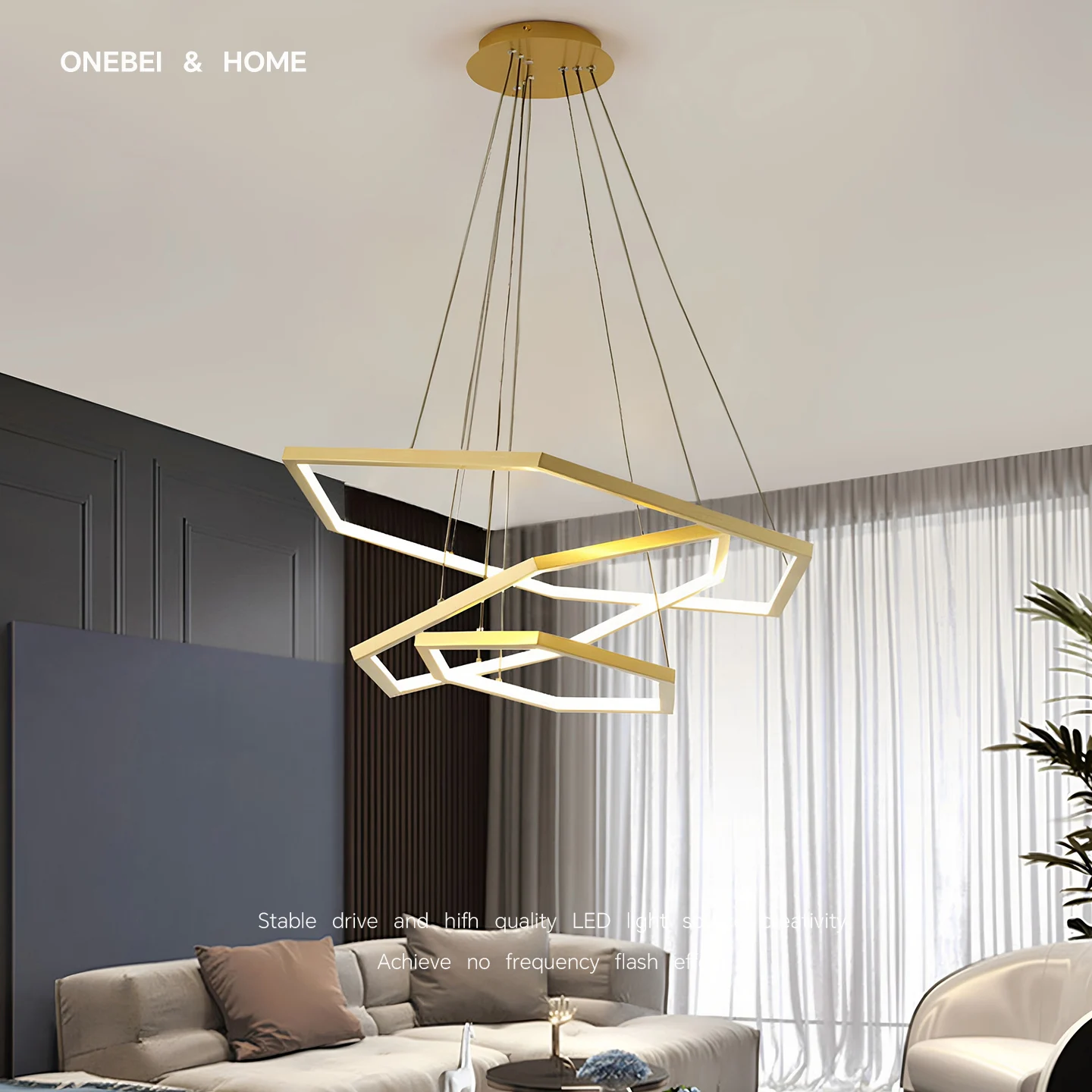 

Nordic Modern Minimalist LED Pendant Light Ceiling Circular Aluminum Pendant Light Dimmable Bedroom Light Living Room Light Stud