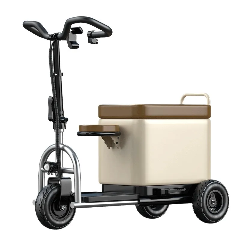 Small electric car home for the elderly with baby can ride electric suitcase