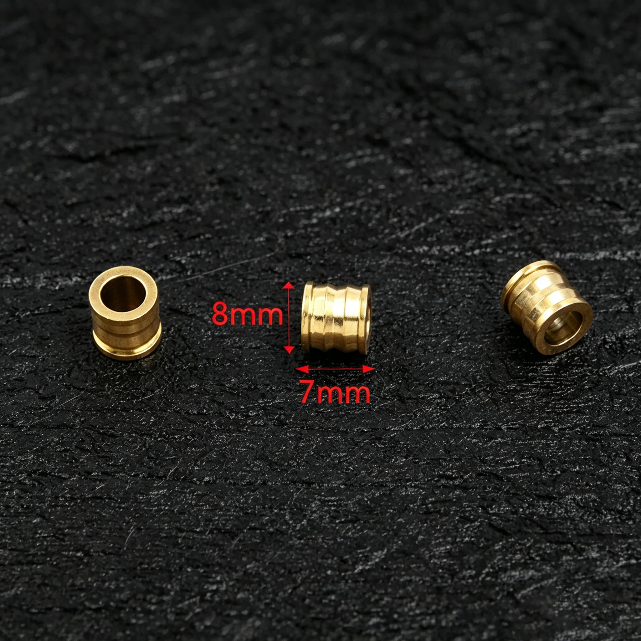 10 Stück/Lot lose Spacer-Perlen in Bambusform für DIY handgemachte Armbänder, Halsketten, Schmuckherstellung, Bastelmaterial – Detail 1