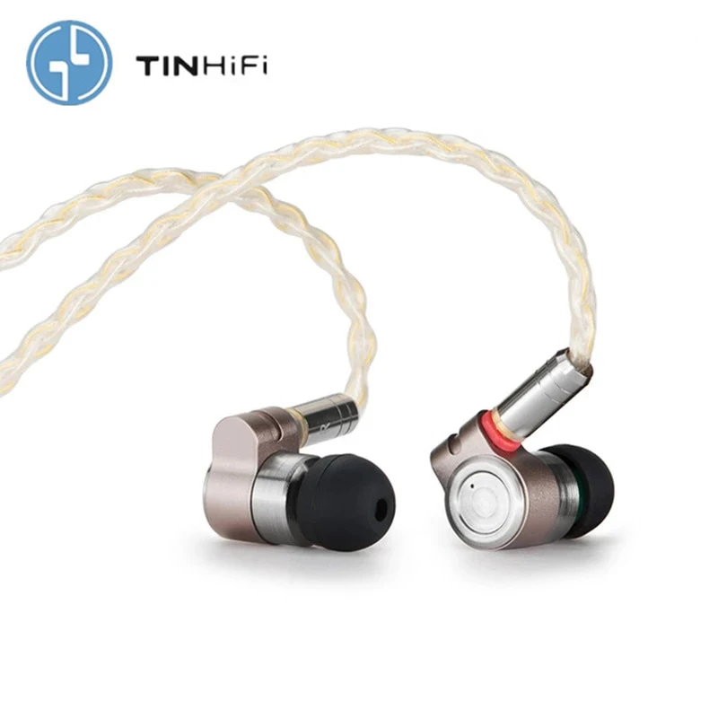 

Tinhifi T3 1BA+1DD HIFI Hybrid Driver in Ear Earphone IEM Monitor Earphone Earbud with Gold-plated OFC SPC MMCX Cable