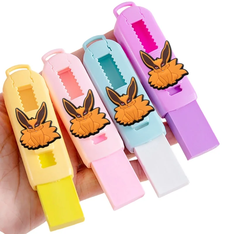 Наруто Хокаге Push PullErasers рисунок фигурки животных оптом школьные принадлежности чистый бесплатный ластик для снятия стресса детские новые подарки