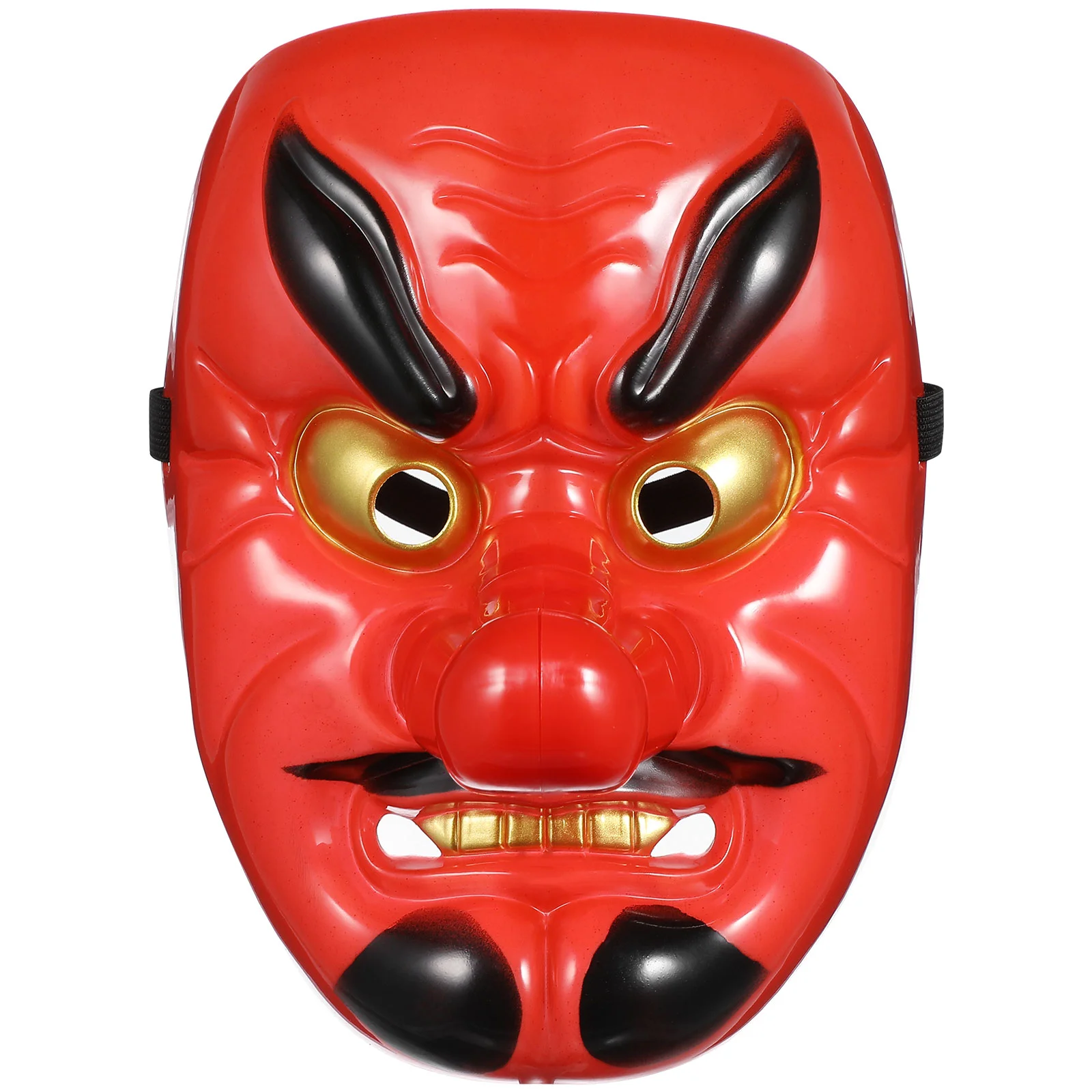 Make up Japanese Drama Mask Man Halloween Costumes Tengu Ninja Masks Plastic Performance Used Party Favors