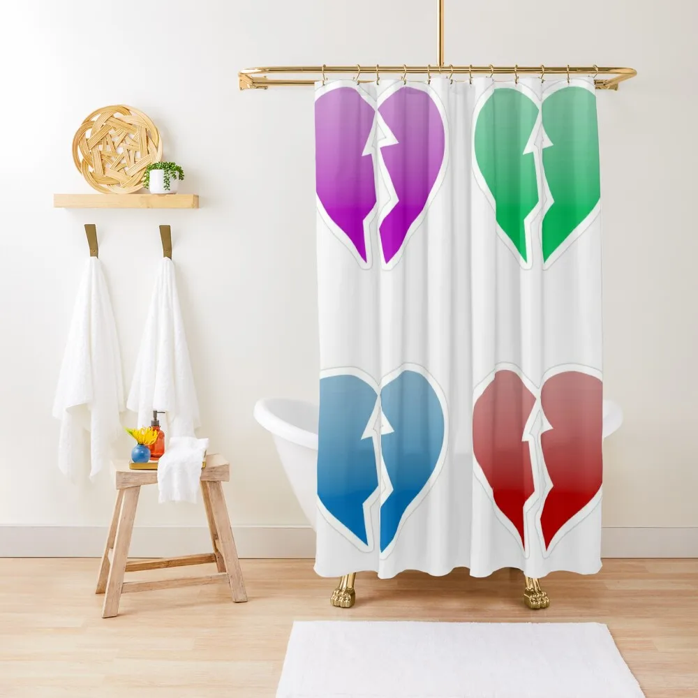 

Little Mix Break Up Song Heart Shower Curtain Window Shower Set Cover Curtain