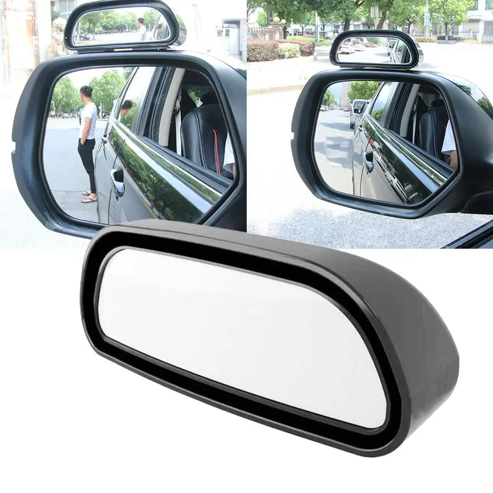 Car Mirror 360 Degree Adjustable Wide Angle Side Rear Mirrors Blind Spot Convex Mirrors for Parking Auxiliary Rear View Mirror
