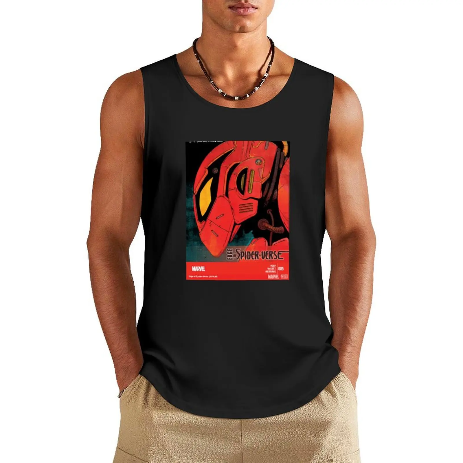

Edge of Spider Virse 5 Peni Parker Tank Top Man gym clothes running shirt underwear