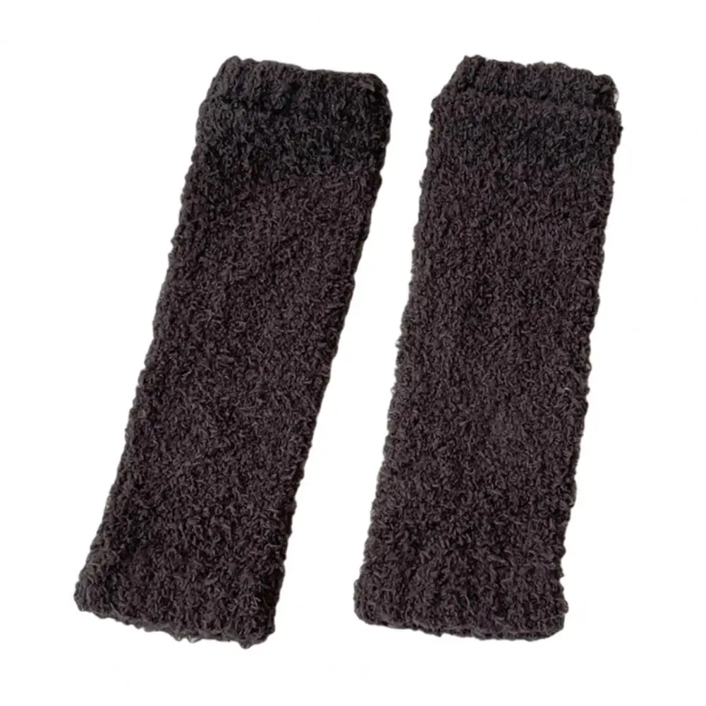Non Slip Sleep Socks Thickened Thermal Knee Sleeves for Winter Warmth Breathable Knee Pads for Skiing Cycling for Protection