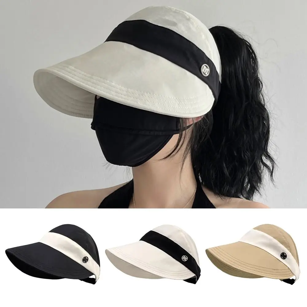 Foldable Fisherman Hat Fashion Anti UV Wide Brim Sun Cap Adjustable Bucket Hat Woman