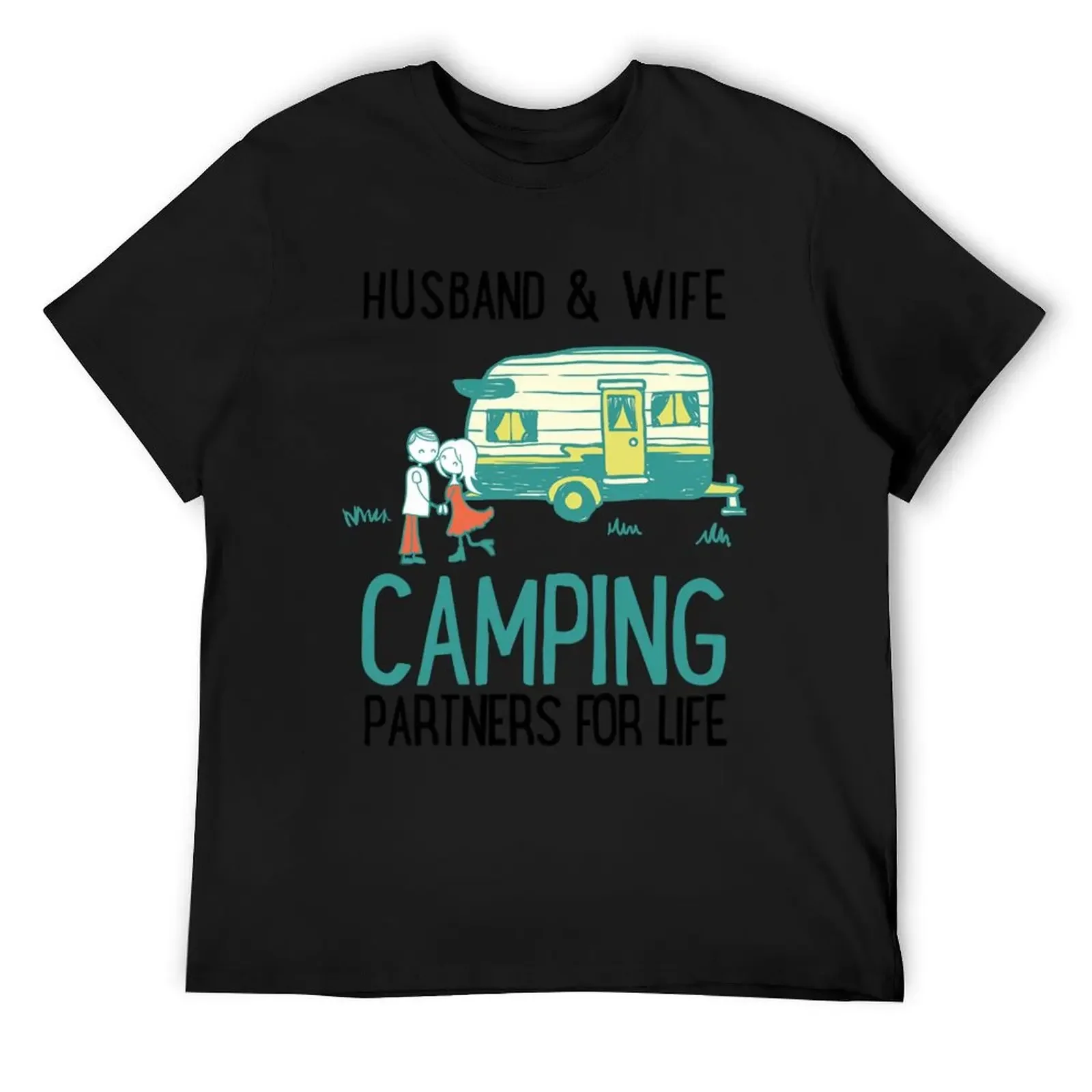 

Husband and Wife Camping Shirts and Tops T-Shirt tees affliction shirts cotton graphic tees mens cotton t shirts
