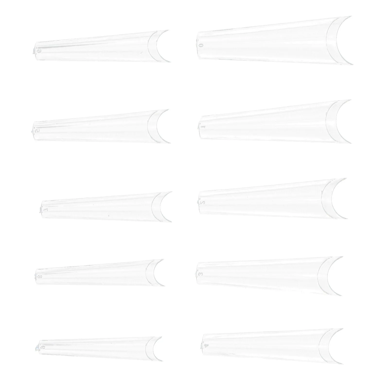 

500pcs Fake Nail Tips False Coffin Square Plastic Nails Cover Natural Long Artificial Quality ABS Durable for Women
