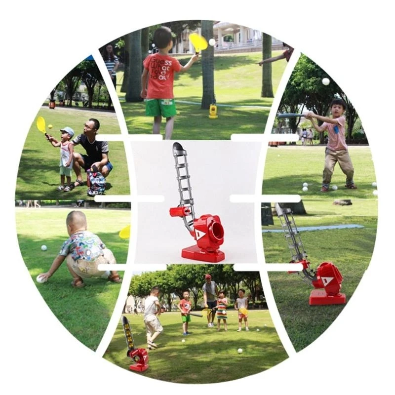 E5BD Softball Pitching Baseball Trainer Machine Machine Electronic Baseball Machine #4