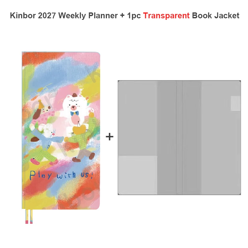 Kinbor 2027 Wochenplaner im Taschenformat, Notizbuch für Wochenpläne, Terminplaner, Effizienz-Handbuch für Tagesplanung und Schreiben
