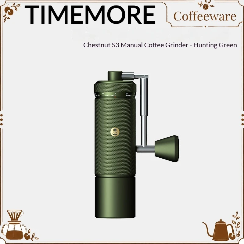 Timemore Manual Coffee Grinder Chestnut S3 High Precision External Adjustment Scale Portable For Home Coffee Brewing Lovers